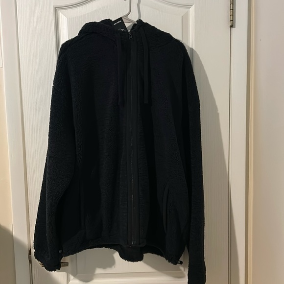 Original USE women’s hooded black Jacket with pockets size XXL NWT - Picture 3 of 6